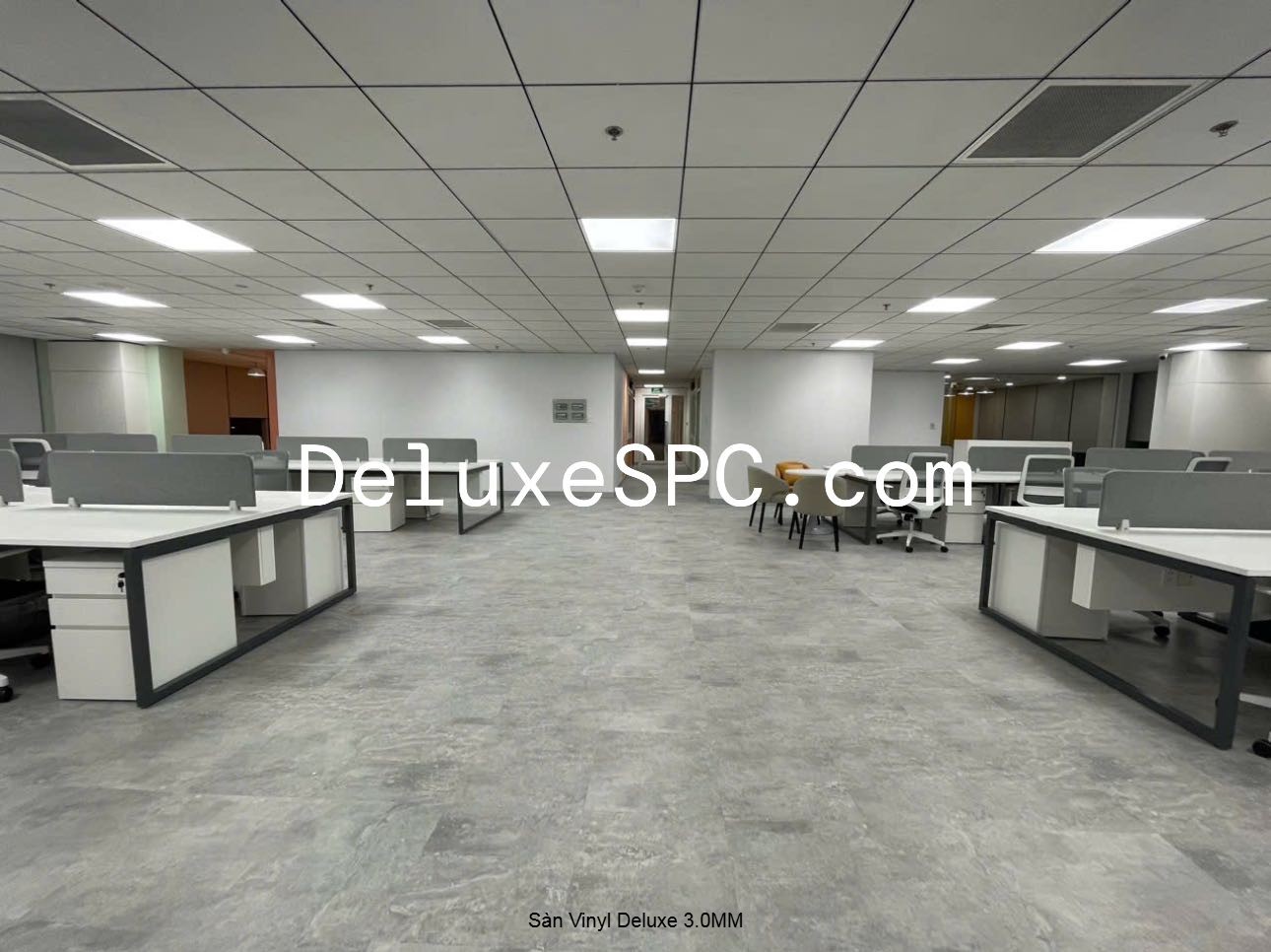Sàn nhựa bê tông xi măng Deluxe 3li